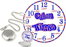 Cuban time pocket watch.
